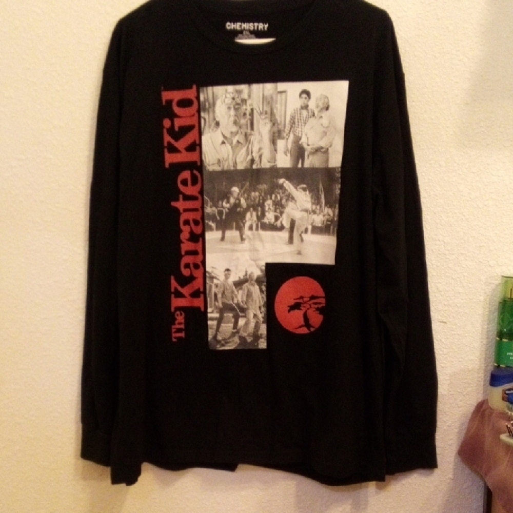 Chemistry Black Karate Kid Graphic Tee
